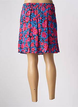Jupe courte taille haute bleu LA PETITE ETOILE femme