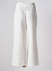 Pantalon 7/8 blanc FRNCH pour femme seconde vue