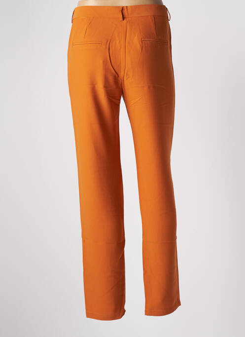 Pantalon droit orange LA PETITE ETOILE femme