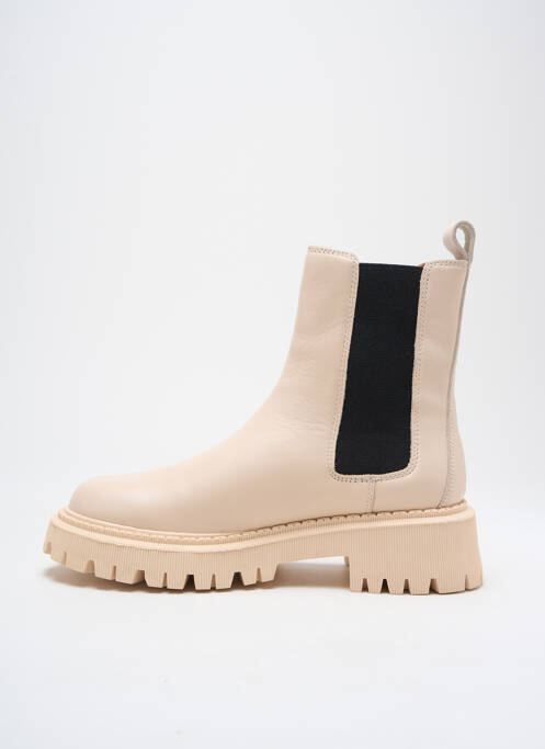 Bottines/Boots beige MI/MAI pour femme