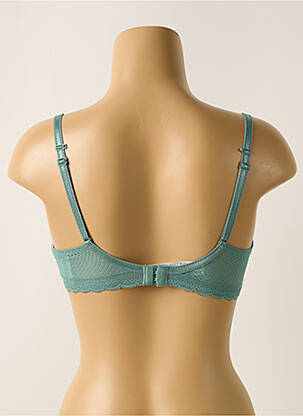 Soutien-gorge effet matière satinée haut soutien-gorge moulé vert CHANTELLE femme