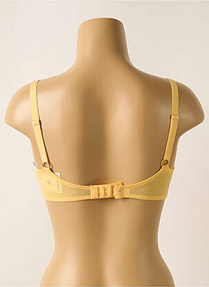 Soutien-gorge effet matière satinée haut soutien-gorge moulé jaune CHANTELLE femme