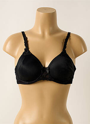 Soutien-gorge effet matière satinée haut soutien-gorge emboitant noir SIMONE PERELE femme