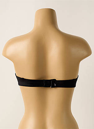 Soutien-gorge effet matière satinée haut bandeau noir SIMONE PERELE femme