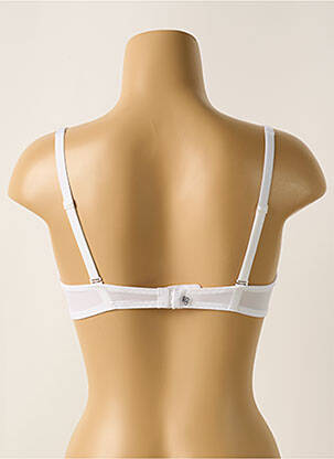 Soutien-gorge effet matière satinée haut soutien-gorge avec mousse de rembourrage amovible blanc SIMONE PERELE femme