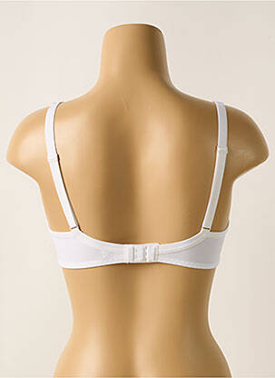 Soutien-gorge effet matière satinée haut soutien-gorge moulé blanc SIMONE PERELE femme