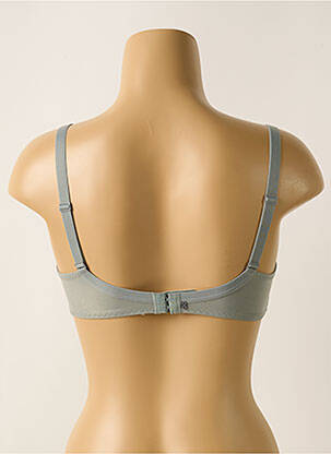 Soutien-gorge effet matière satinée haut soutien-gorge moulé gris SIMONE PERELE femme