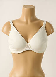 Soutien-gorge effet matière satinée haut soutien-gorge moulé beige SIMONE PERELE femme