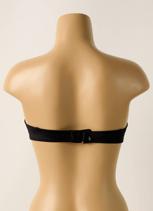 Soutien-gorge effet matière satinée haut bandeau noir SIMONE PERELE femme
