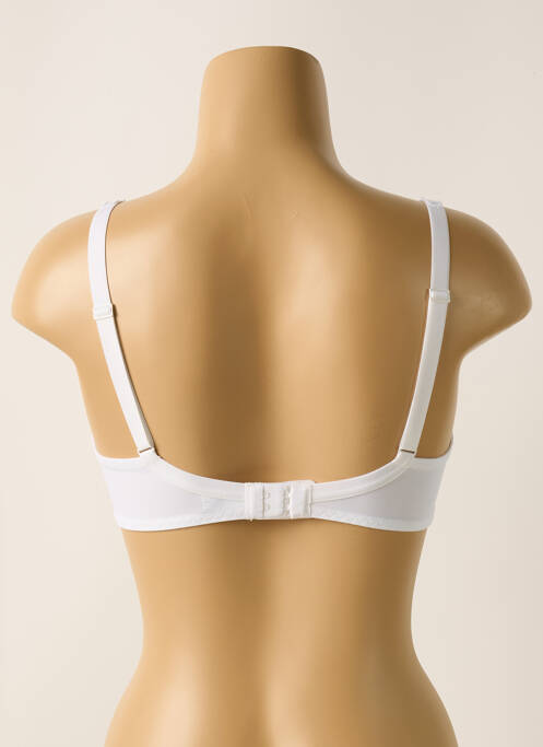 Soutien-gorge effet matière satinée haut soutien-gorge moulé blanc SIMONE PERELE femme