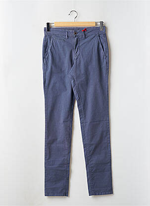 Pantalon chino poches taille normale bleu fonce BRIGHTON homme