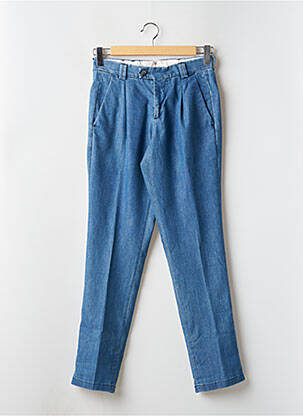 Pantalon chino poches taille normale bleu UNGARO homme