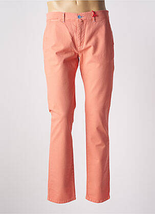 Pantalon chino poches taille normale orange BRIGHTON homme