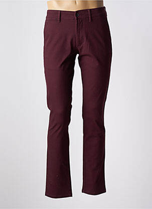 Pantalon chino poches taille normale violet LCDN homme
