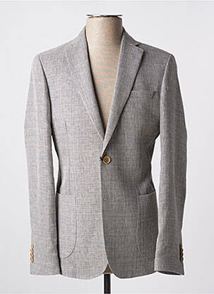 Veste chic coupe cintrée gris BRIGHTON homme