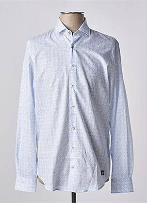 Chemise manches longues manches longues bleu HECHTER STUDIO homme