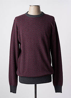 Pull stretch manches longues gris MASSIMO BONI homme