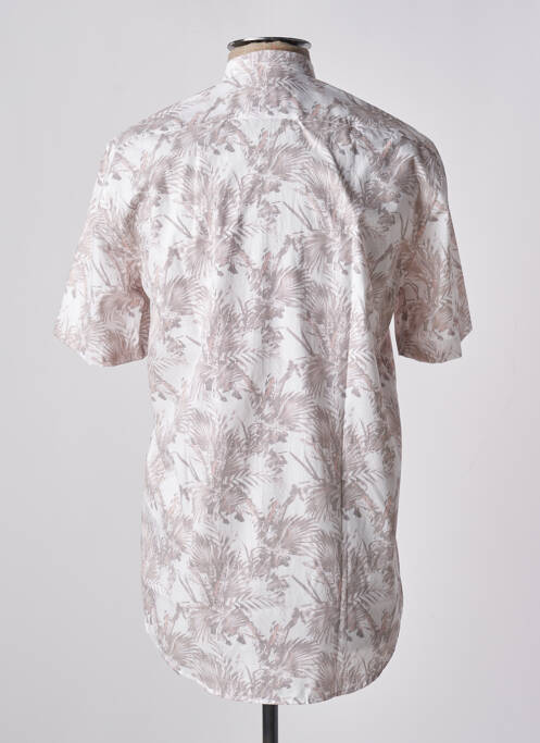 Chemise manches courtes beige DANIEL HECHTER pour homme