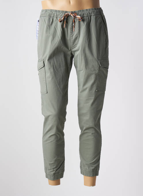 Pantalon cargo vert LCDN pour homme