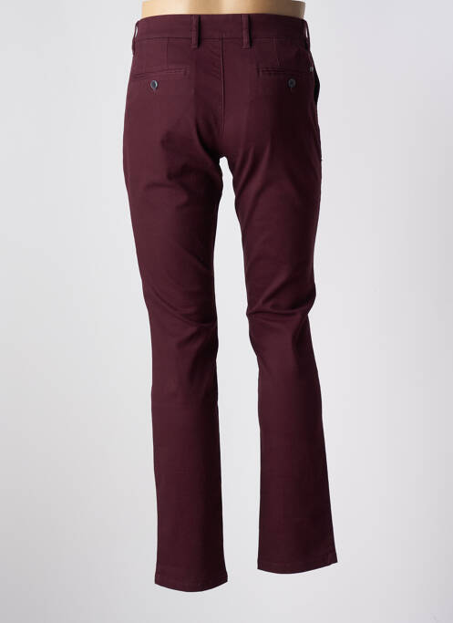 Pantalon chino violet LCDN pour homme