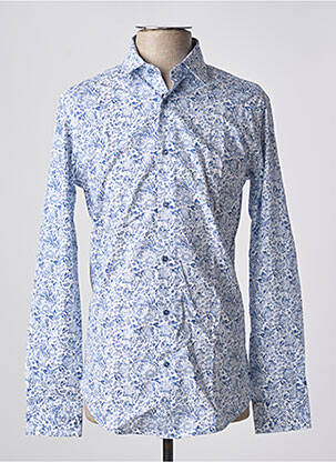 Chemise manches longues manches longues bleu BRIGHTON homme