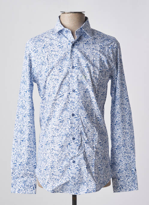 Chemise manches longues bleu BRIGHTON pour homme