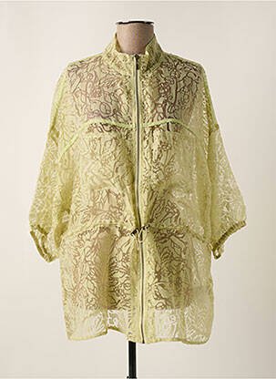 Veste casual coupe droite vert YESTA femme