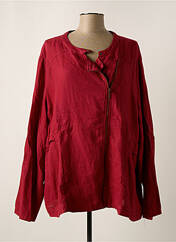 Veste casual rouge YESTA pour femme seconde vue