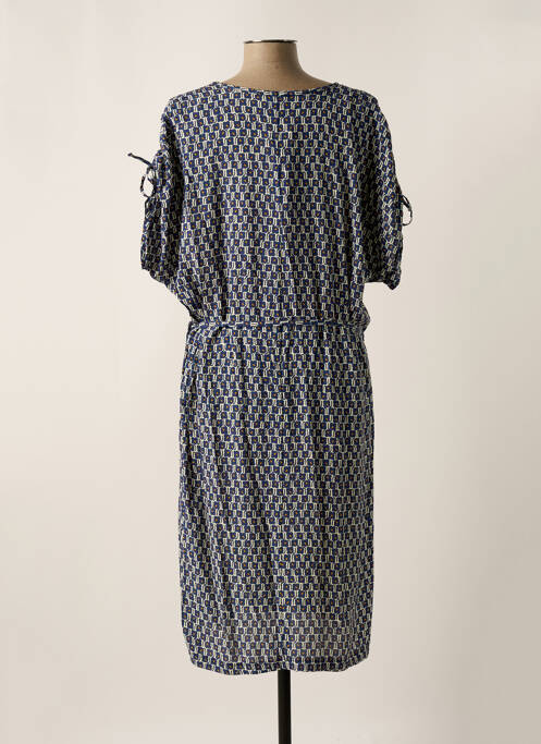 Robe mi-longue bleu GRIFFON pour femme