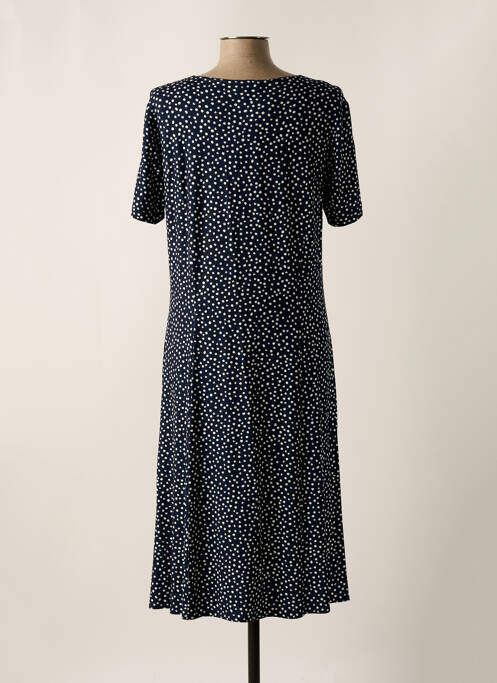 Robe mi-longue bleu GRIFFON pour femme