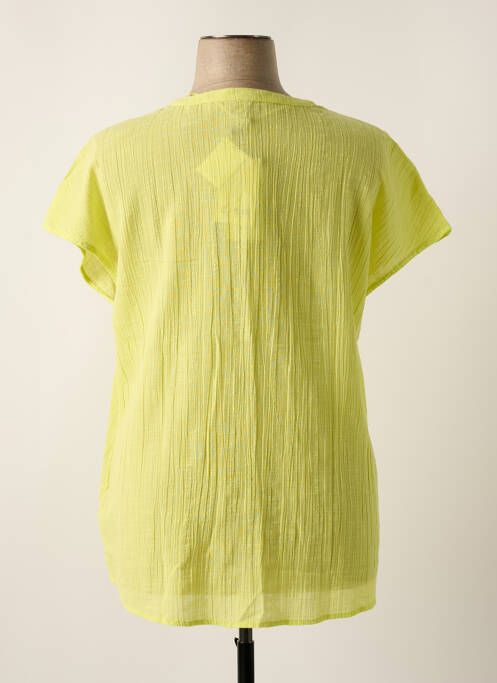 Tunique manches courtes jaune CISO pour femme