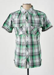 Chemise manches courtes vert REXTON pour homme seconde vue