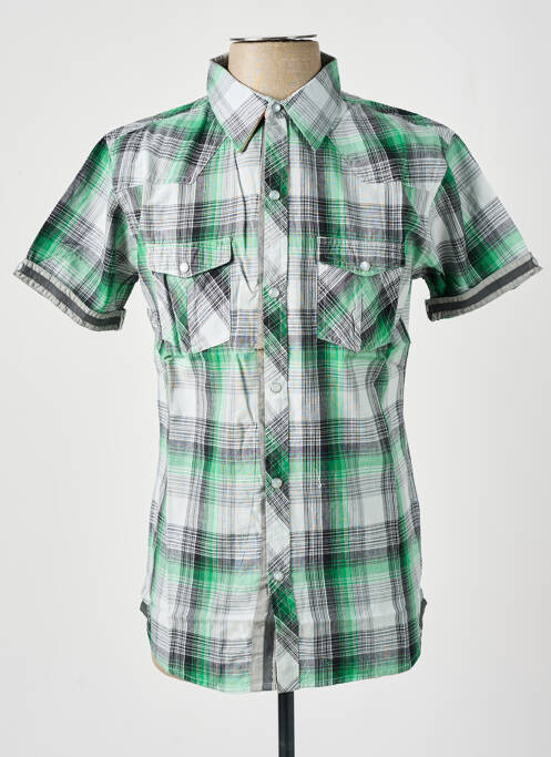 Chemise manches courtes vert REXTON pour homme