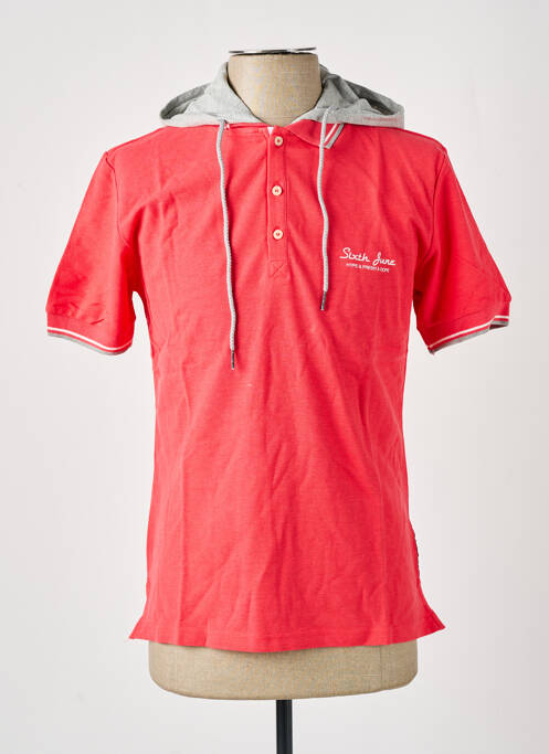 Polo rouge SIXTH JUNE pour homme