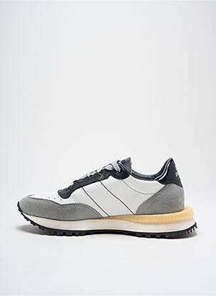 Baskets nubuck talon de 4 à 6cm gris HIDNANDER femme