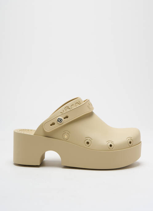 Mules/Sabots beige XOCOI pour femme