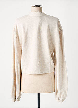 Gilet manches longues stretch beige RAGDOLL femme