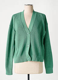 Gilet manches longues stretch vert MAX MARA femme