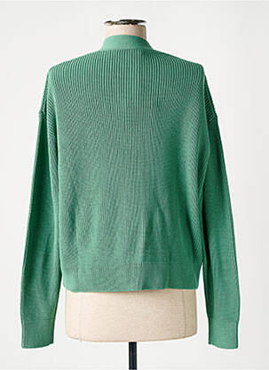 Gilet manches longues stretch vert MAX MARA femme