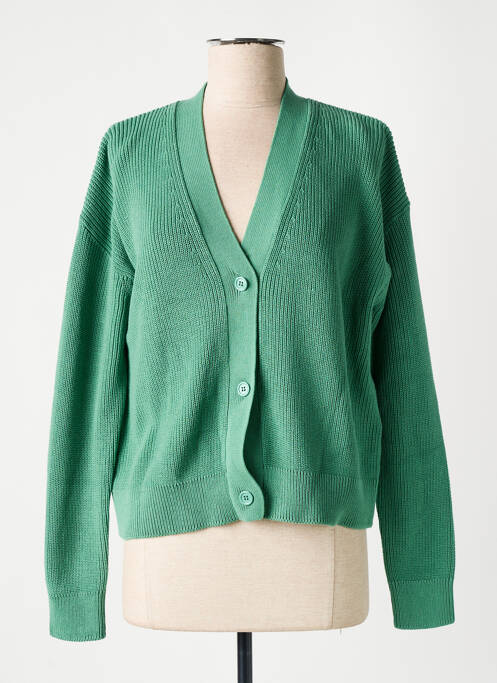 Gilet manches longues stretch vert MAX MARA femme