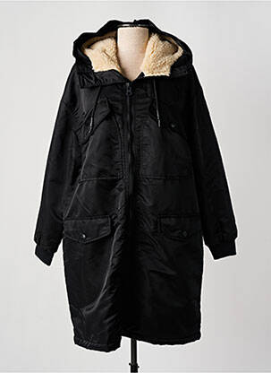 Parka fermeture zippée sur le devant a capuche noir JAKKE femme