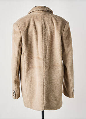 Manteau court coupe droite sans capuche beige RAIINE femme