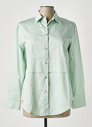Chemisier coupe cintrée manches longues vert MAX MARA femme
