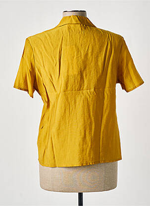Chemisier manches courtes manches courtes jaune SAMSOE & SAMSOE femme