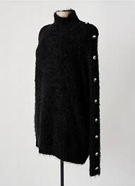Pull manches longues manches longues noir ROTATE femme