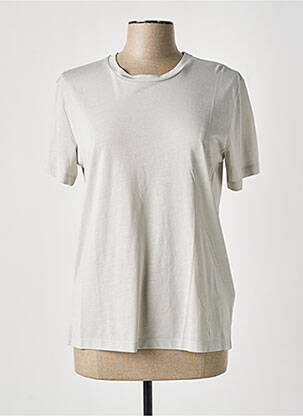 T-shirt coupe droite manches courtes gris SAMSOE & SAMSOE femme
