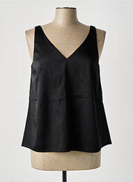 Top col v fines bretelles noir SAMSOE & SAMSOE femme