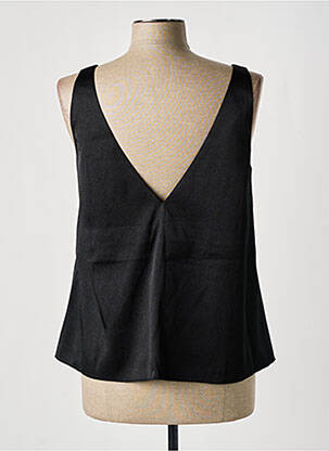 Top col v fines bretelles noir SAMSOE & SAMSOE femme
