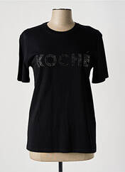 T-shirt noir KOCHÉ pour femme seconde vue