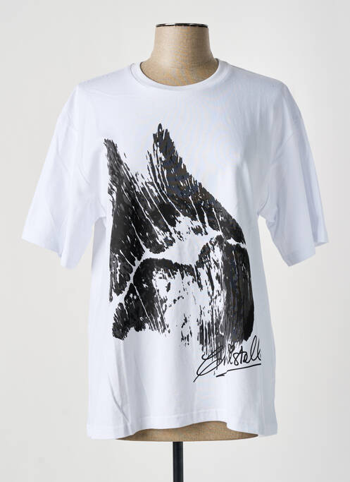 T-shirt imprimé fantaisie manches courtes blanc KOCHÉ femme
